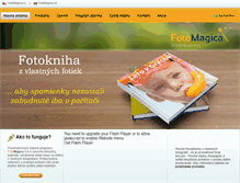 Tablet Screenshot of fotomagica.sk