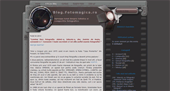 Desktop Screenshot of blog.fotomagica.ro